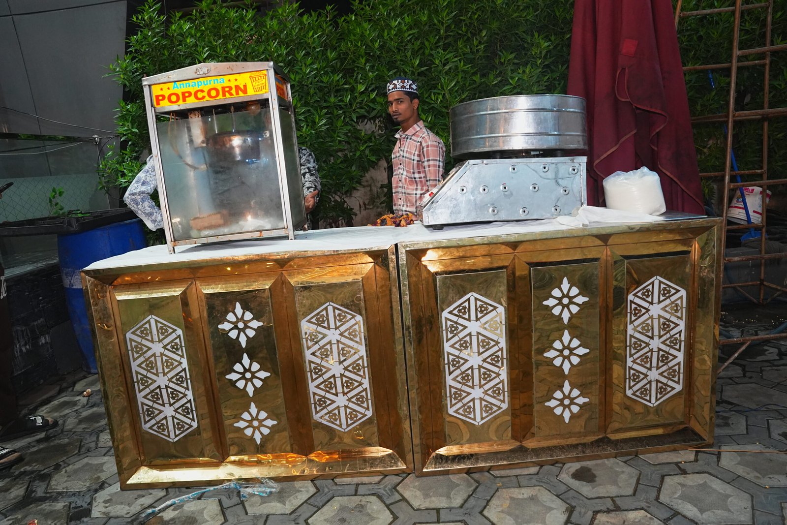 Live popcorn counter